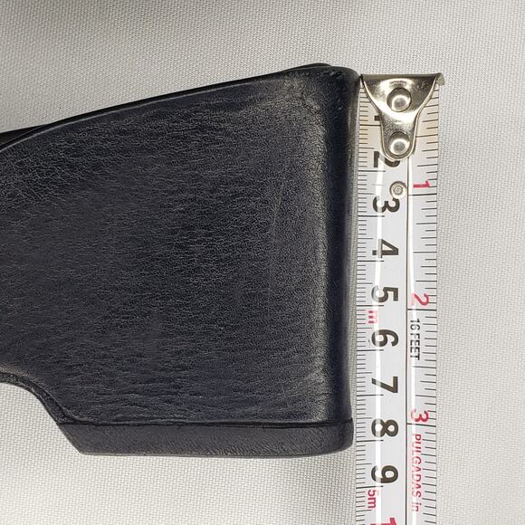 Fendi Platform Slides Sandals Logo Size 5 US Black Brown Vintage Made in Italy - Picture 14 of 15